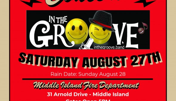 In the Groove concert flyer